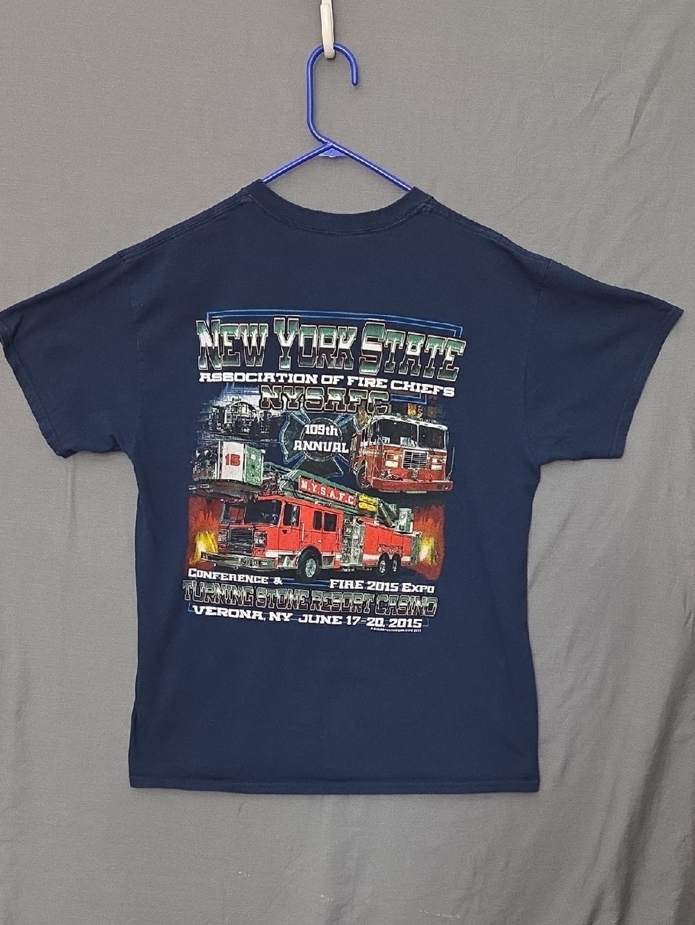 New York State Fire Chiefs 2015 Expo T-shirt